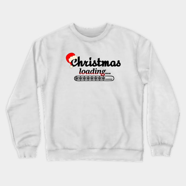 Christmas Loading Crewneck Sweatshirt by IVY Art